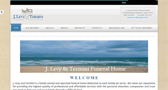 Desktop Screenshot of jlevyfuneralhome.com